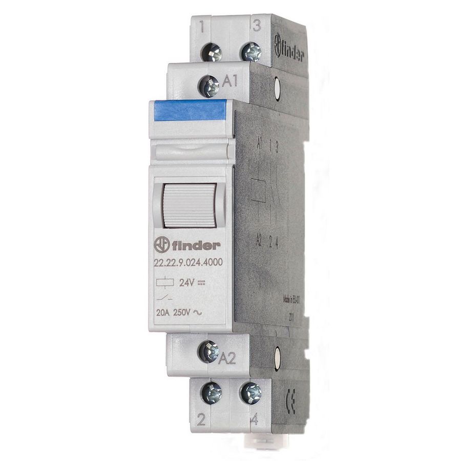 Schakelrelais 2 maakcontacten 20A 110V AC
