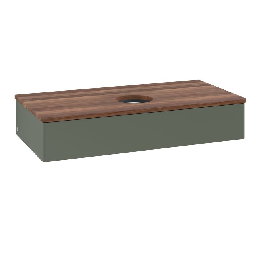 Wastafelonderkast Antao 1000x190x500mm L.Green Matt Lacquer K09012HL