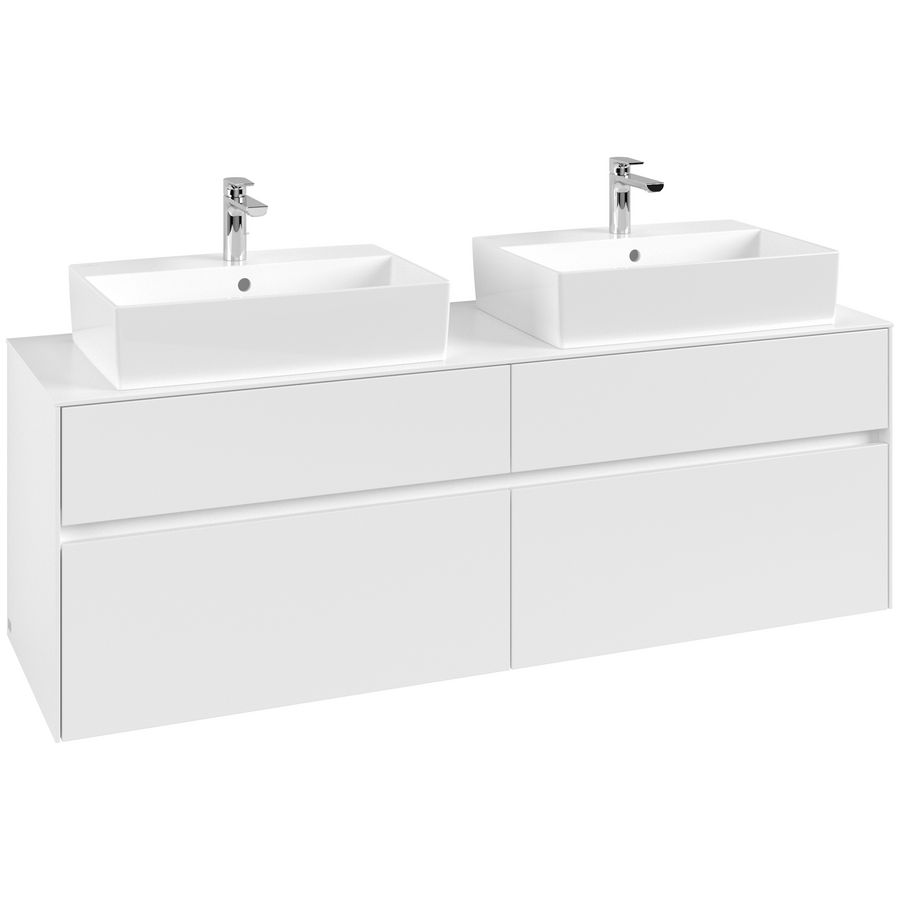 Wastafelonderkast Collaro 1600x548x500mm Wh.Matt C13700MS