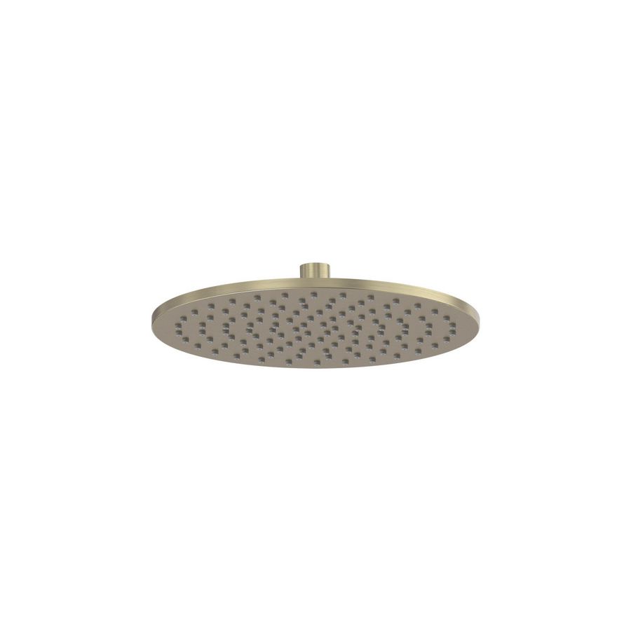 Hoofddouche 9l/min. 250mm antikalk nozzles geborsteld  mat goud PVD MAY