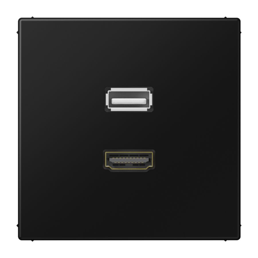 Afdekking zwart voor HDMI/USB LS990