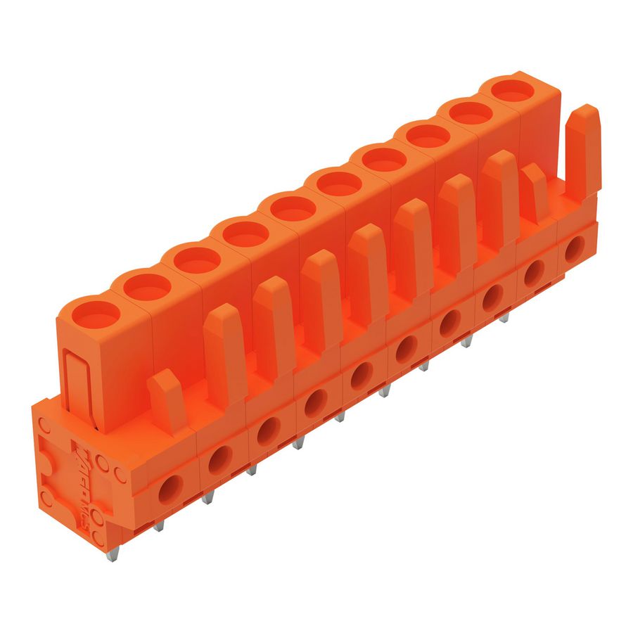 THT FE steker RE raster 5,08mm oranje 232-170 VVE=50