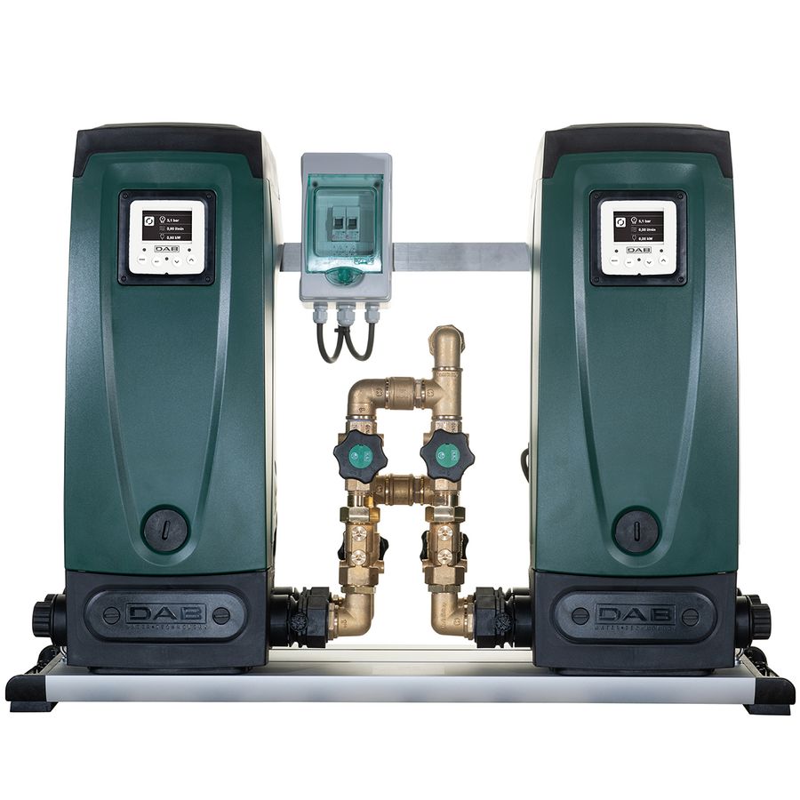 Compact drukverhogingsinstallatie E.sytwin voor drinkwater
