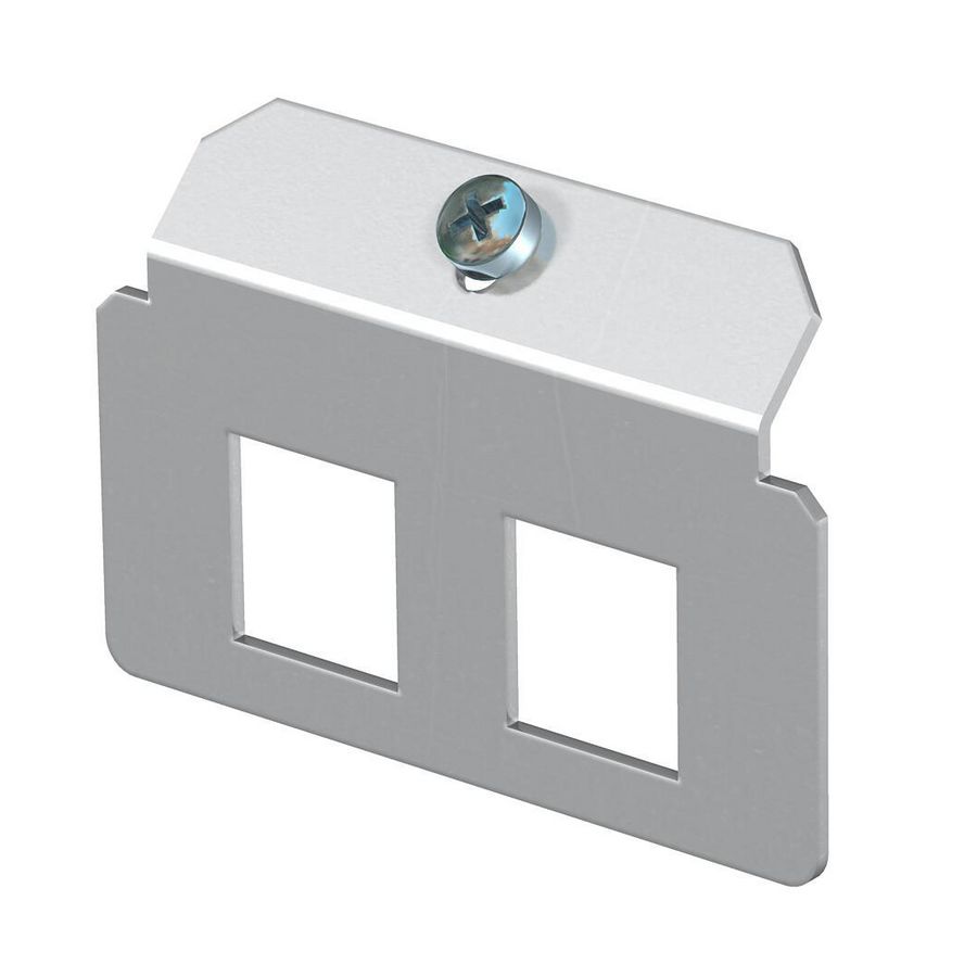 Dragerplaat 2 x gatenpatroon type H rvs A2 1.4301
