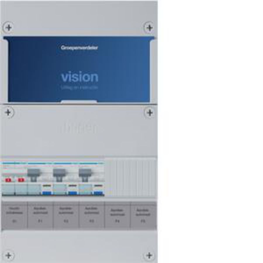 Groepenkast 3-groepenverdeler HS ALS 30mA/HACO/direct 1-fase