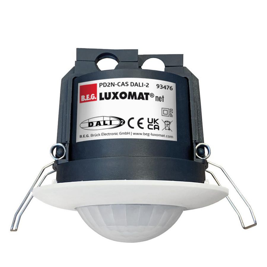 Aanwezigheidsmelder Casambi 360gr. wit IP20 DALI 10m 1Kanaal