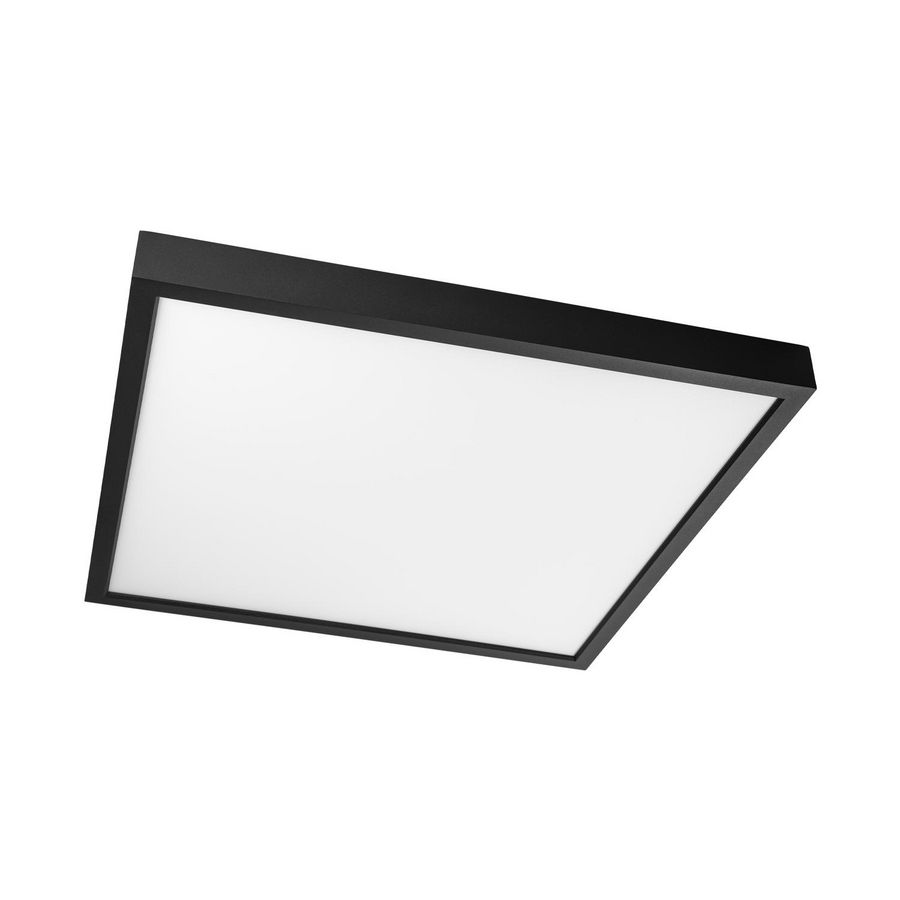Opbouwarmatuur LED Pro-Ceiling zwart 600x600mm H=48mm max. 40W IP40 dimbaar