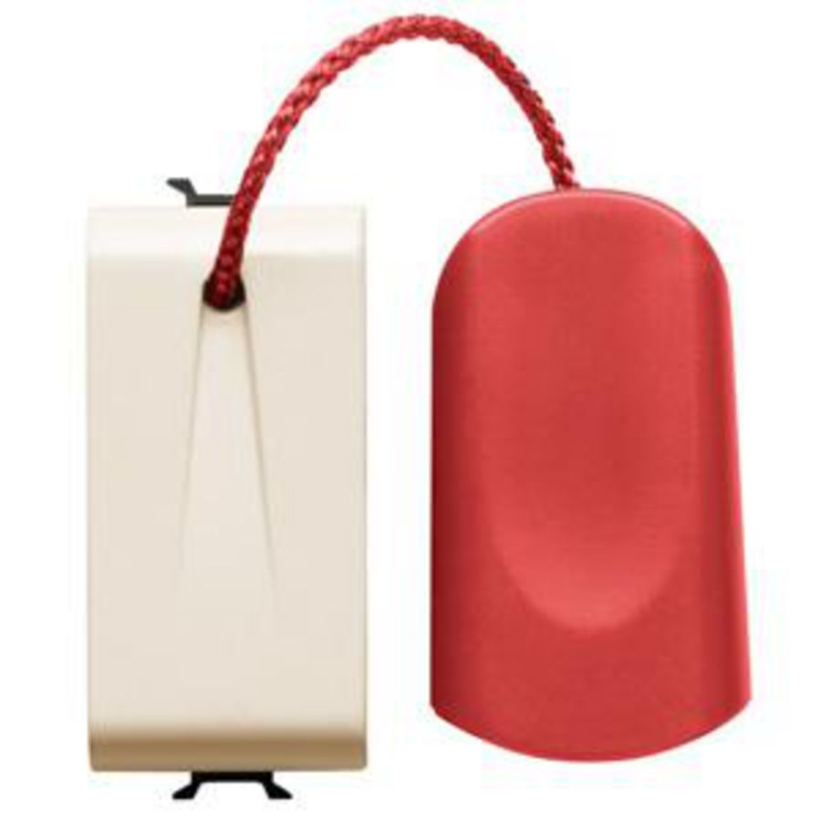 DRUKKNOP 1P 250 Vac-NO 16 A-TREKKOORD-1 MODULE-IVOOR