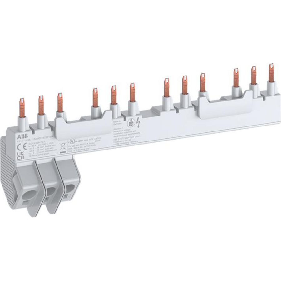 Kamrail 4x MS132-K+1 hulpcontact 65A