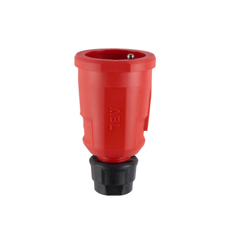 Koppelcontactstop geaard Hightech Elamid rood VVE=10