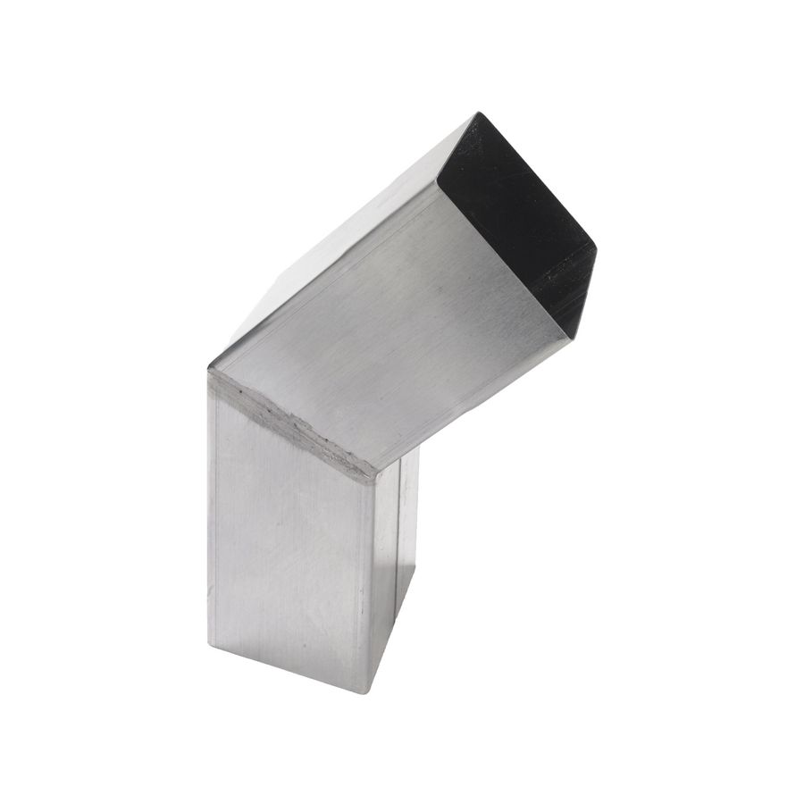 Zinken HWA bocht vierkant 45° verstek 80x80mm