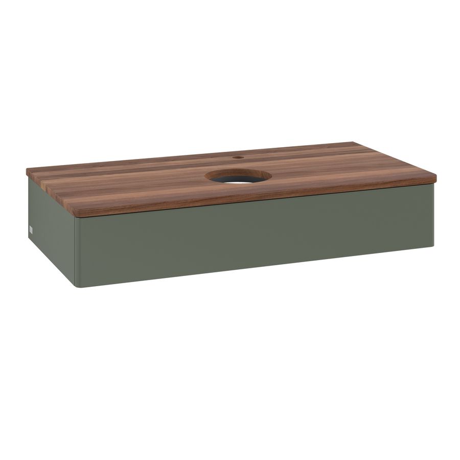 Wastafelonderkast Antao 1000x190x500mm L.Green Matt Lacquer K09052HL