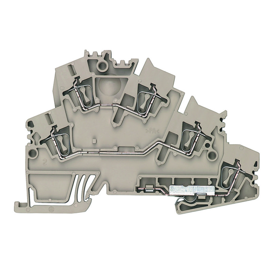 Aardklem PE terminal d.beige 2.5mm² VVE=50