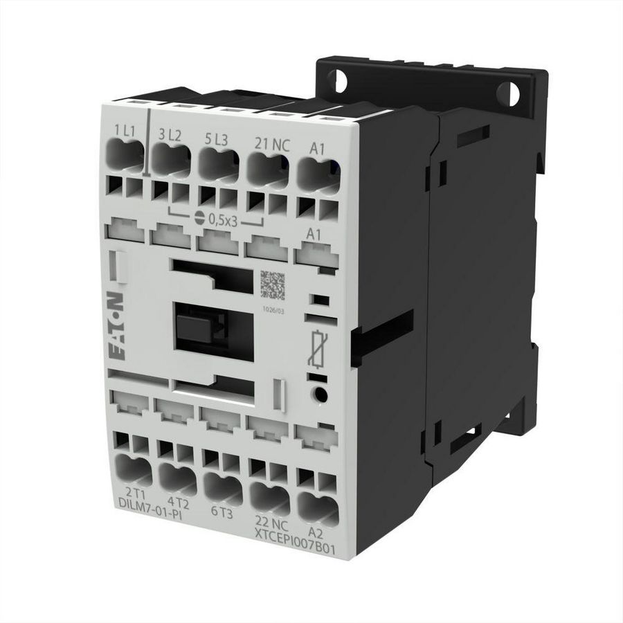 Magneetschakelaar DILM7-10(24VDC) 3kW 1m 0v Push-in
