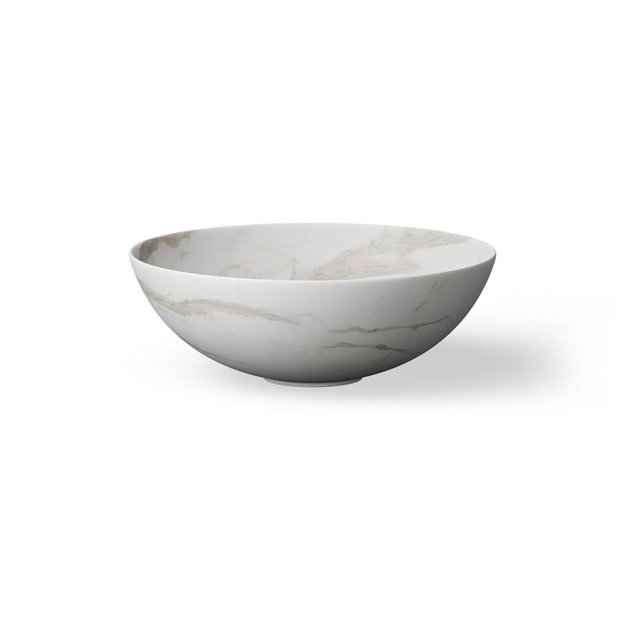 Opzetwaskom CERAMIC RAW Ø400mm Calacatta