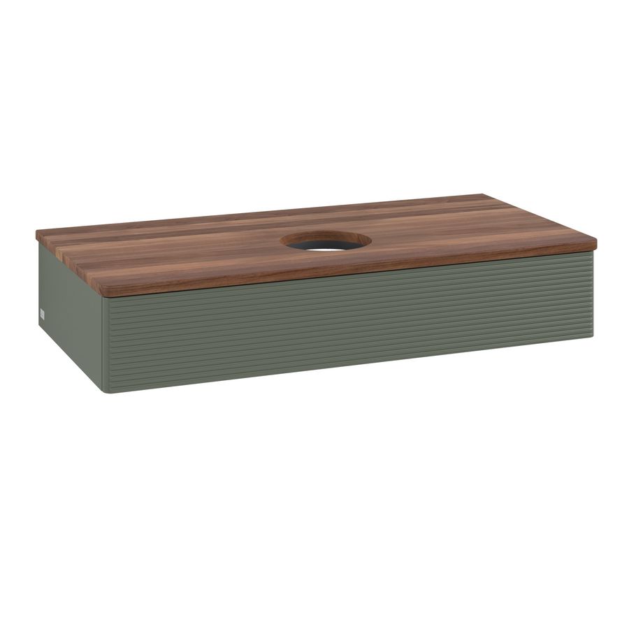 Wastafelonderkast Antao 1000x190x500mm L.Green Matt Lacquer K09112HL
