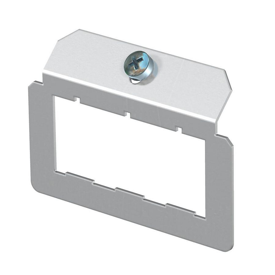 Dragerplaat 3 x gatenpatroon type E rvs A2 1.4301