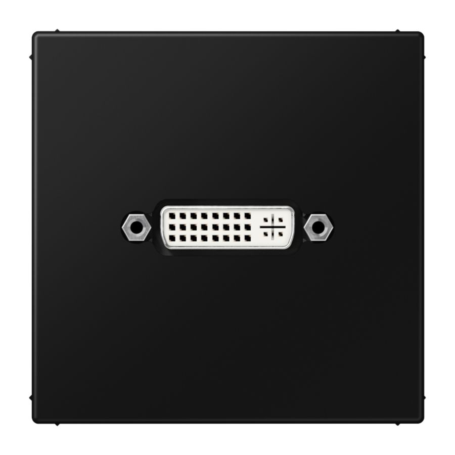 Afdekking zwart voor 1xDVI LS990