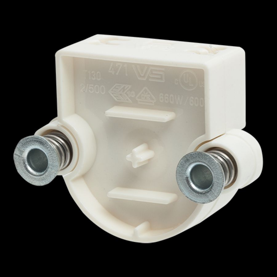 G13 lamphouder inbouw met veerplaat D 13mm VVE=25