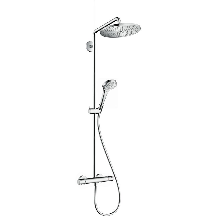 Croma Select S280 1 straalsoort showerpipe chroom 9l/min. ecosmart