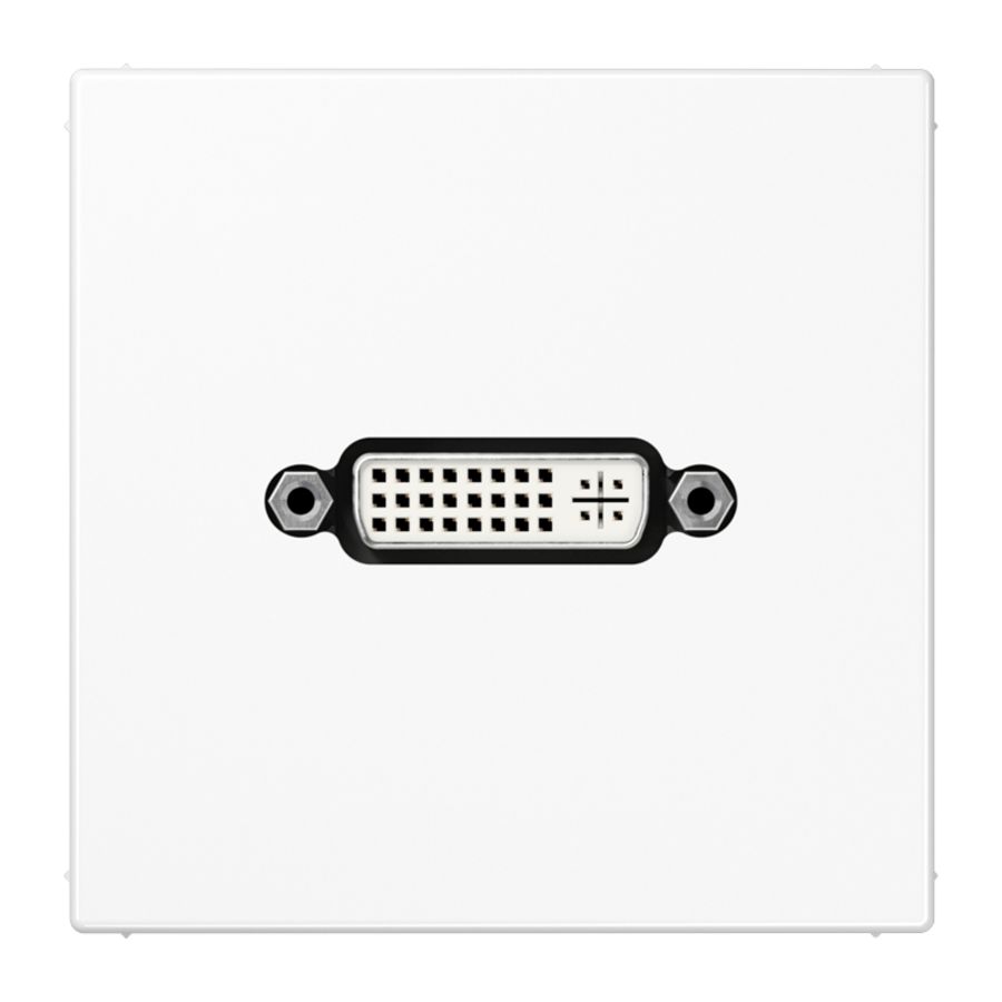 Afdekking alpin wit voor 1xDVI LS990