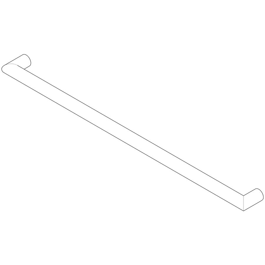 Houder voor handdoekhouder 468x40x18mm Champagne