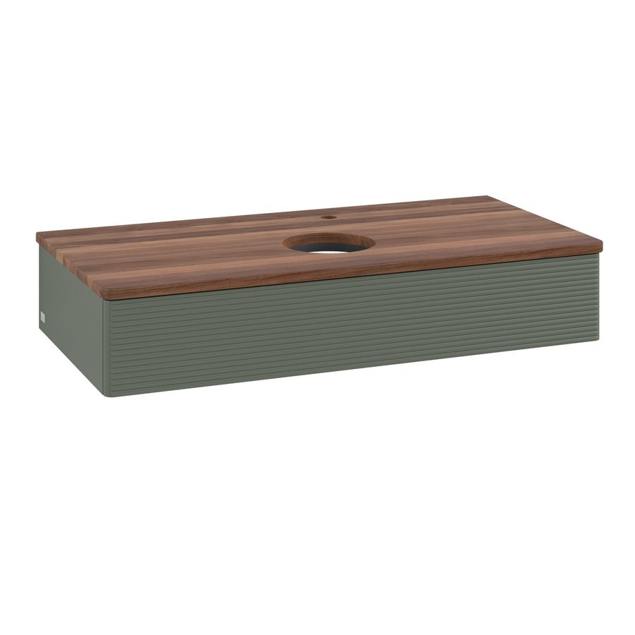 Wastafelonderkast Antao 1000x190x500mm L.Green Matt Lacquer K09152HL