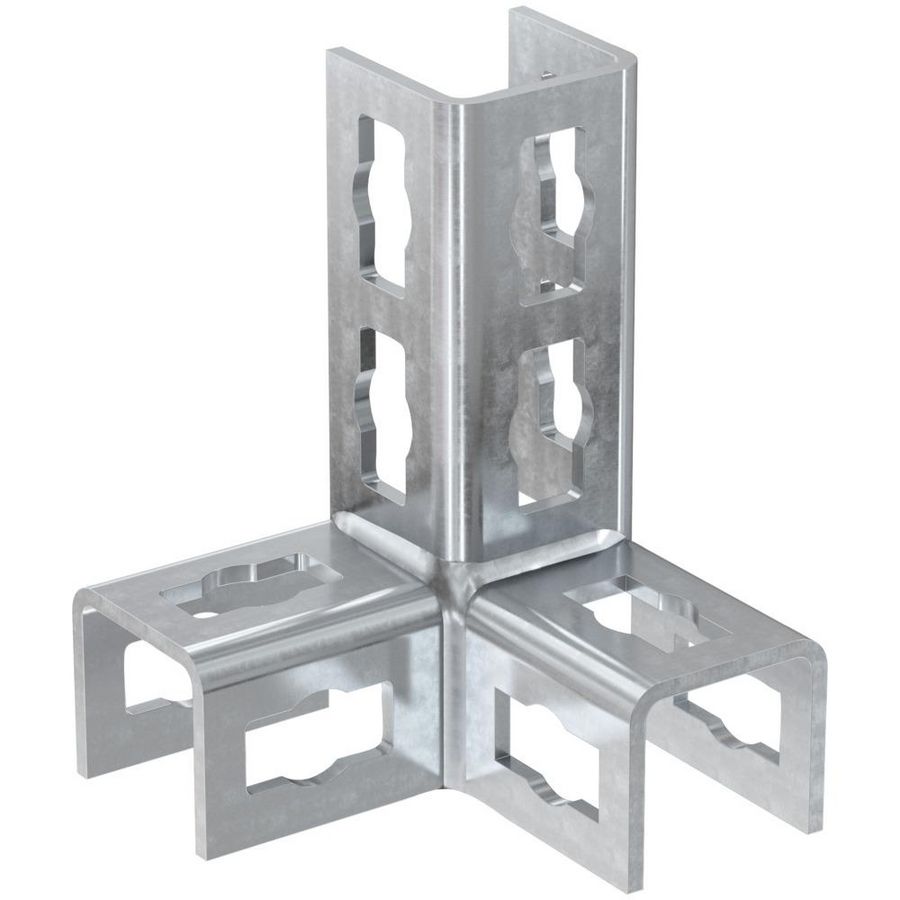 Verbindingshoek PFUF 3DR therm. verzinkt VVE=10