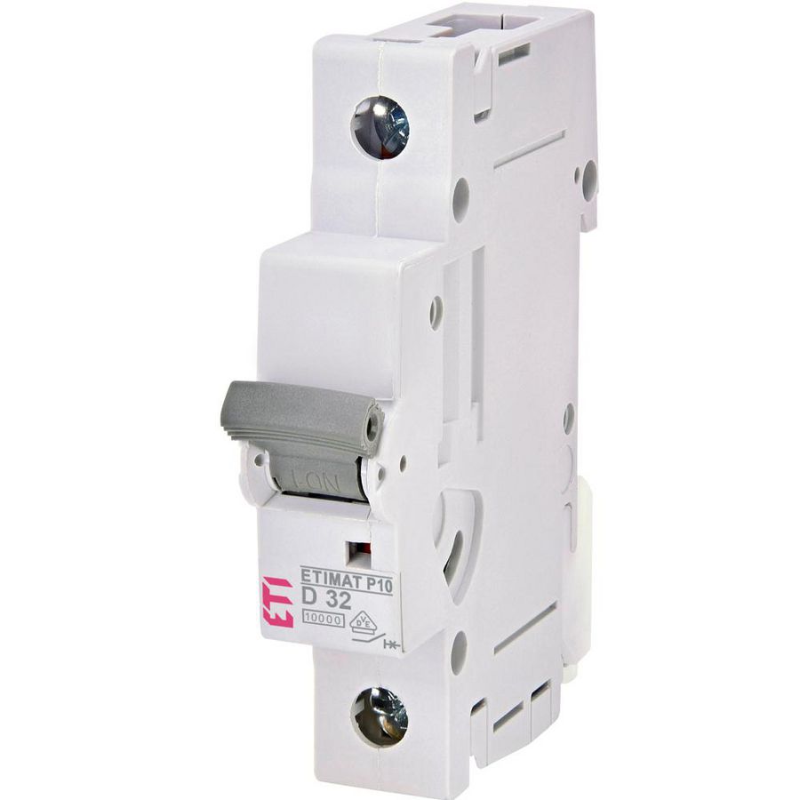 Installatieautomaat ETIMAT P10 D-karakteristiek 32A 1 mod. 1-polig 10kA 1901053