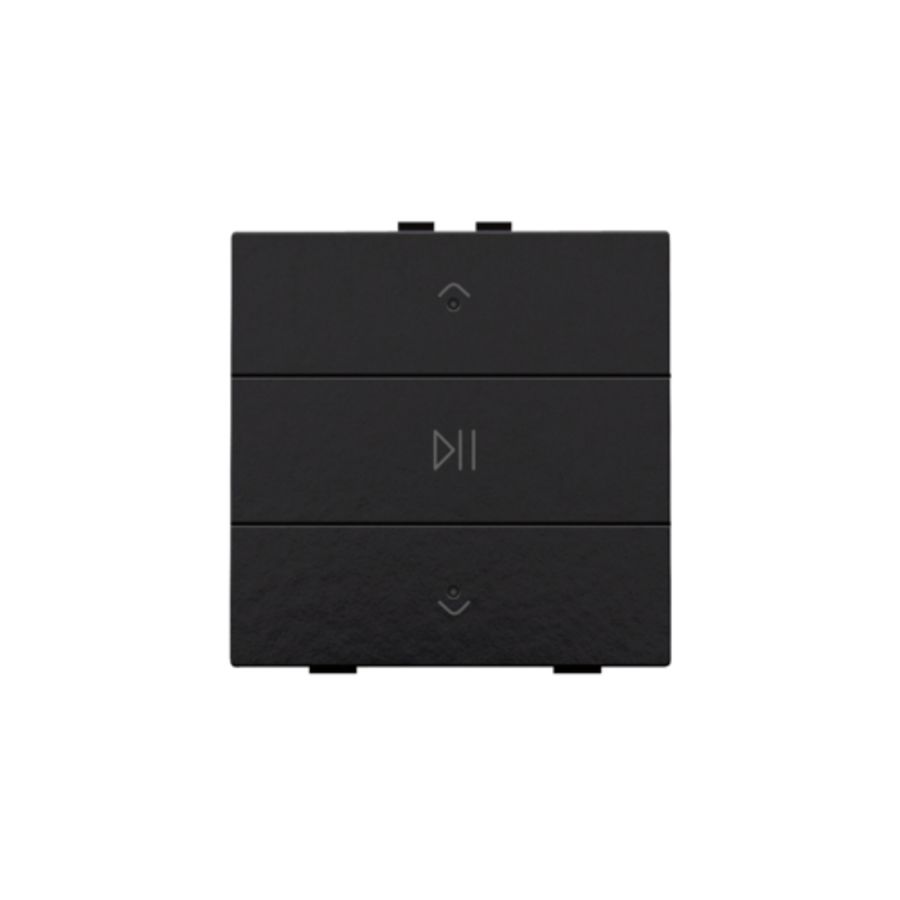Enkelvoudige audiobediening leds Home Control pianoblac