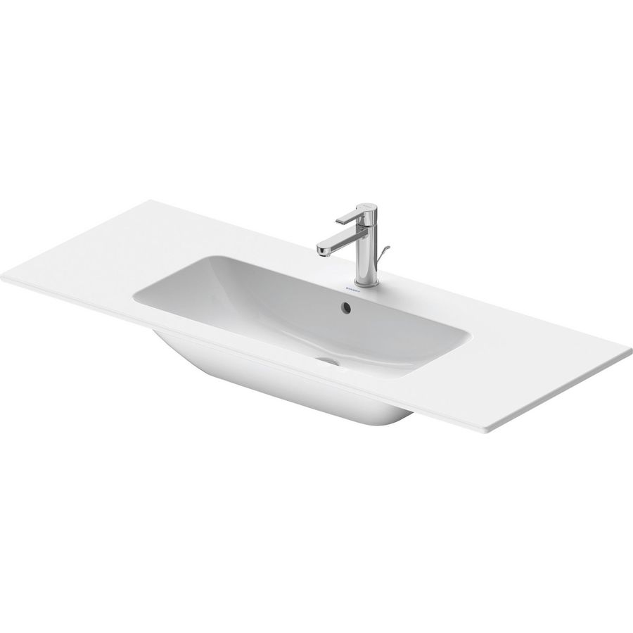 Wastafel wit hoogglans 1230mm ME by Starck
