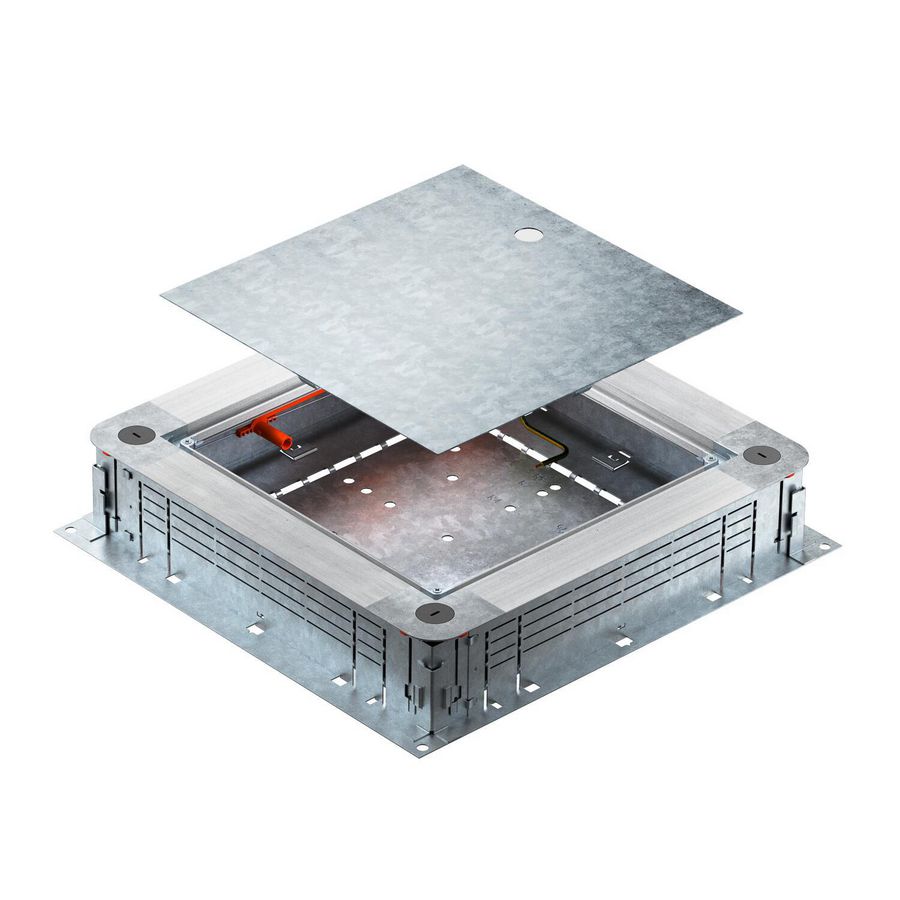 Junction and branch box for screed height 115-160 mm VVE=50