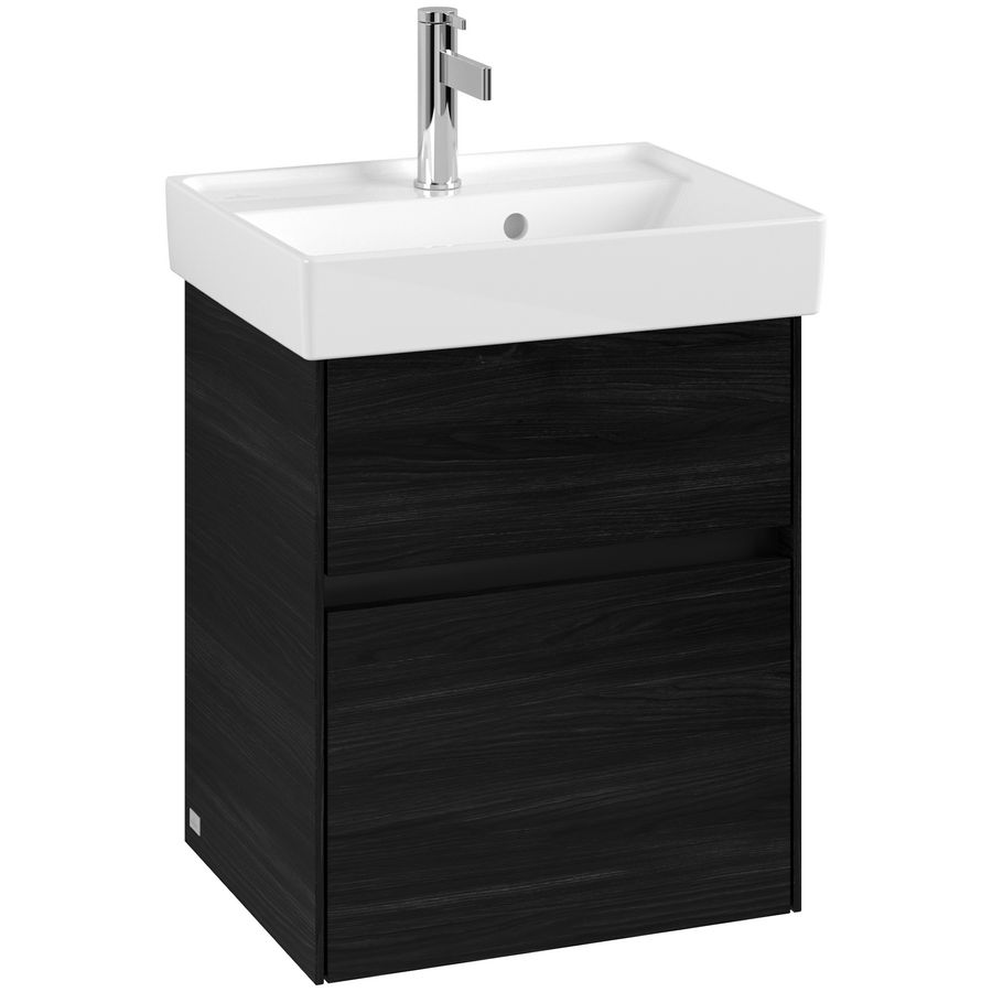 Wastafelonderkast Collaro 460x546x374mm Black Oak C006B0AB