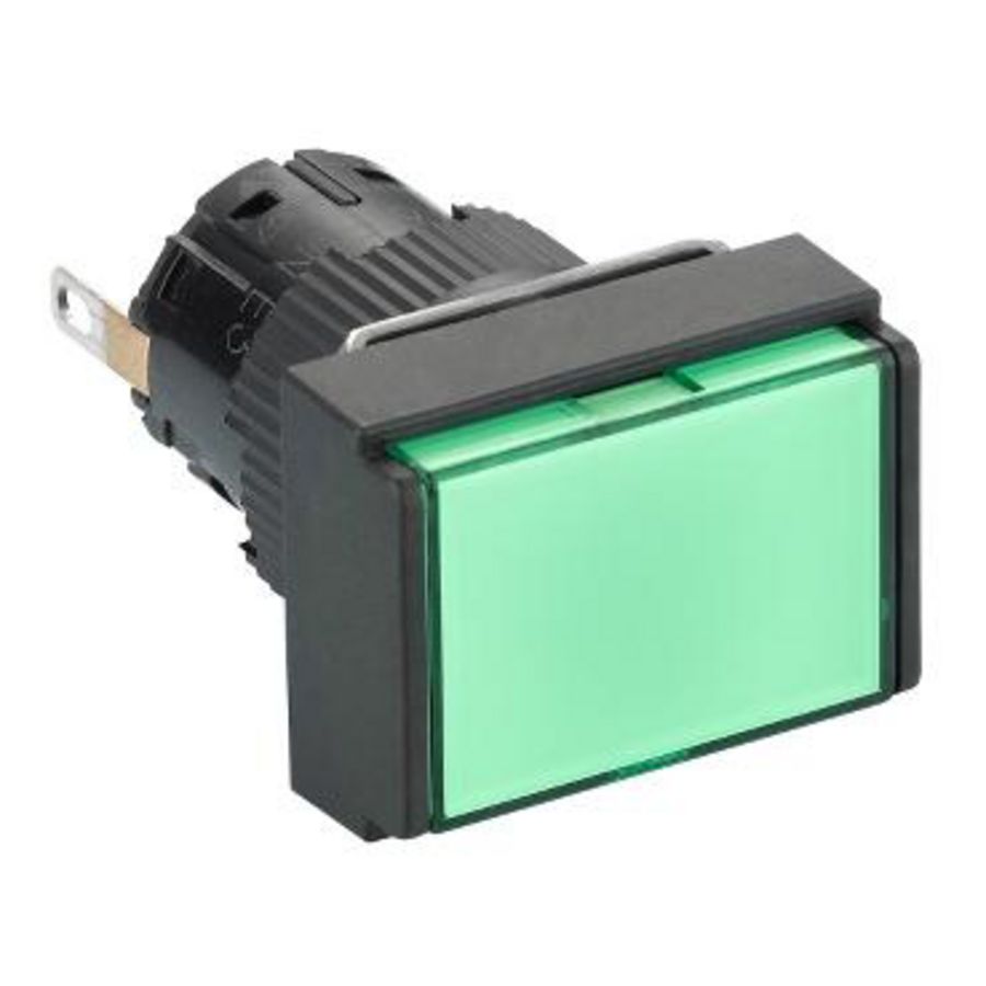 Signaallamp Rechthoekig 16mm IP65 LED 24V conn. Gro VVE=5