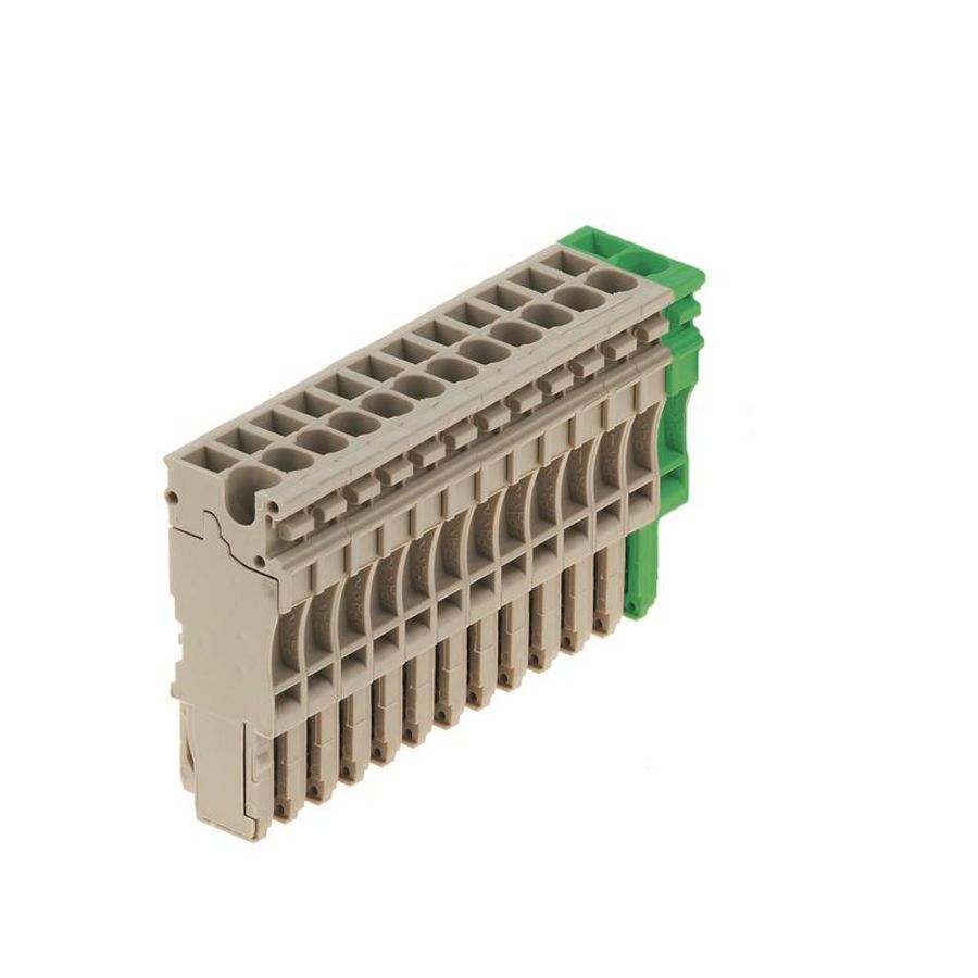 Plug Plug-in groen d.beige 2.5mm² 24 A, 1867200000 VVE=10