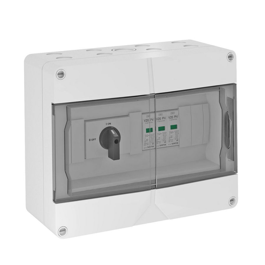 Photovoltaikoplossing 2PV-strings schakelaar 1000V DC