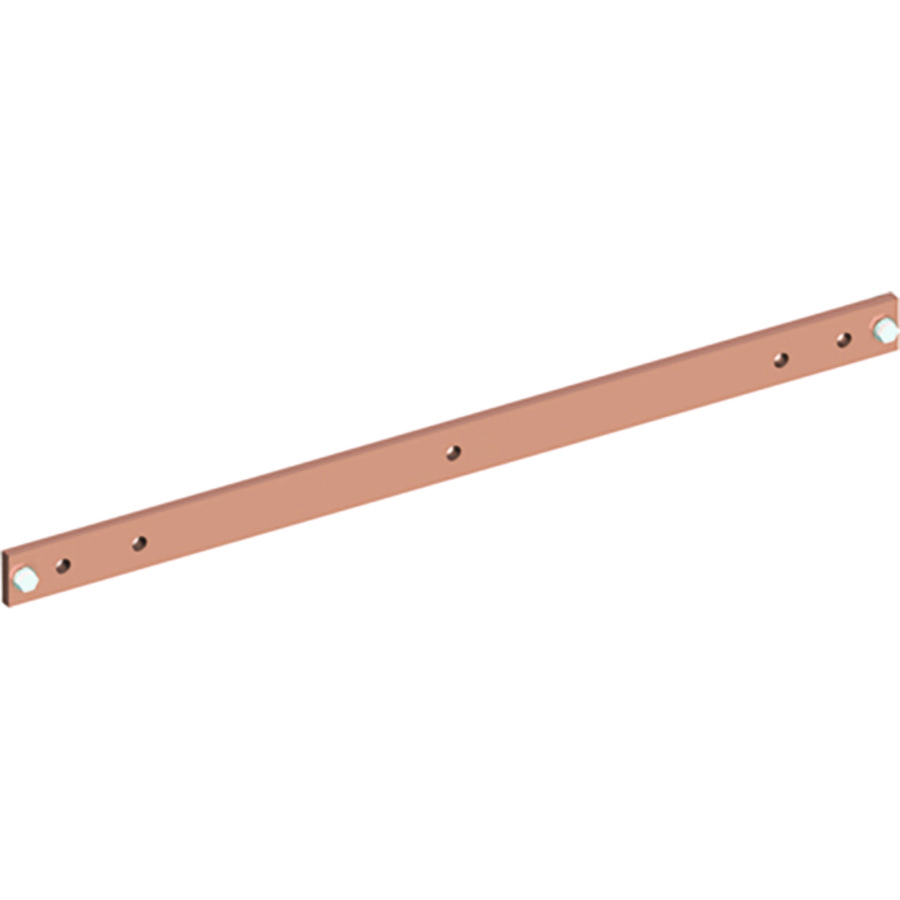 Railkoper cu 40x10mm enkelvoudig 850A B1 kort