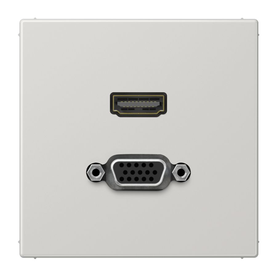 Afdekking licht grijs v. HDMI/VGA LS990