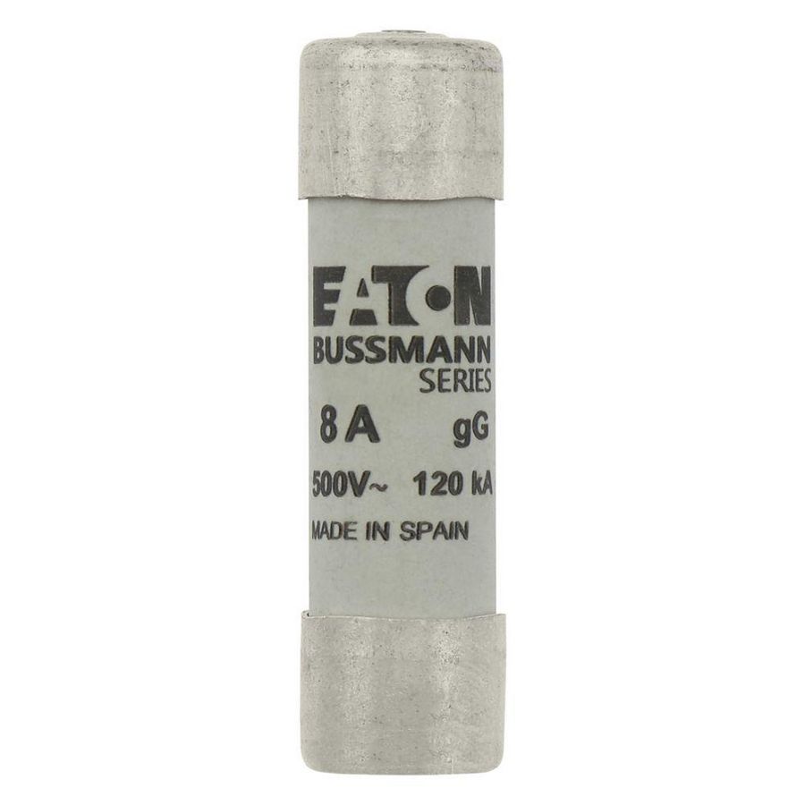 Zekering laagspanning 8A AC 500V 14x51 gL/gG met sla VVE=10