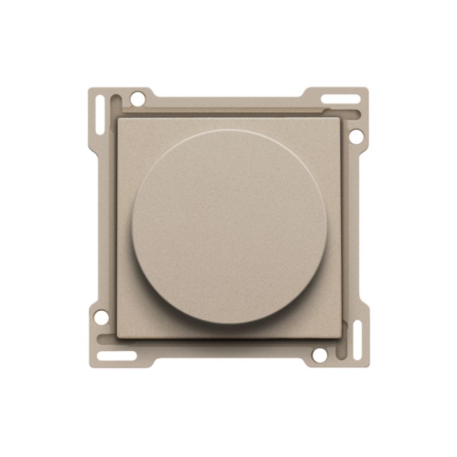 Afwerkingsset op/neer draaischakelaar champagne coated