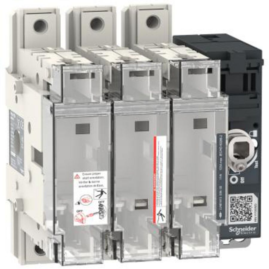 Lastscheider met zekering, Fupact GSD125, 125A, 3 polen, zek