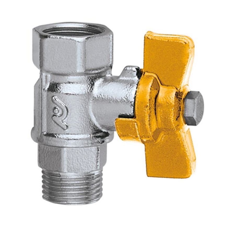 kogelafsluiter tbv autom. ontluchter solar 3/8"bt.x3/8"bn.