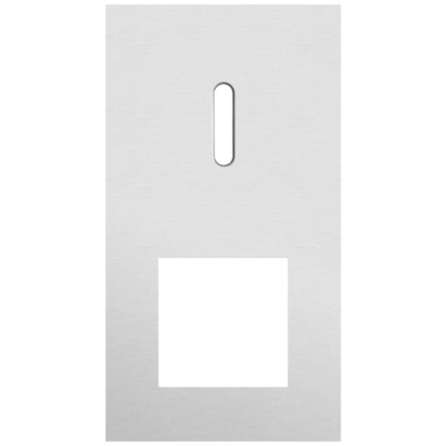 Afdekplaat 2-voud vertic. 71mm centerafst 155-56855