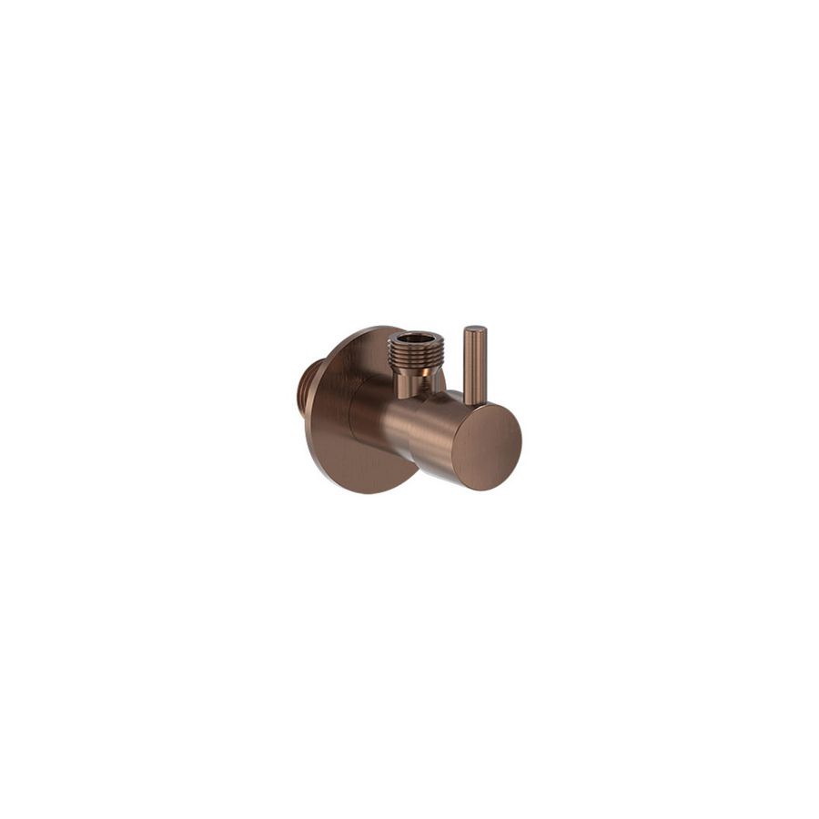 Hoekstopkraan 1/2"x3/8" geborsteld  mat koper PVD MAY