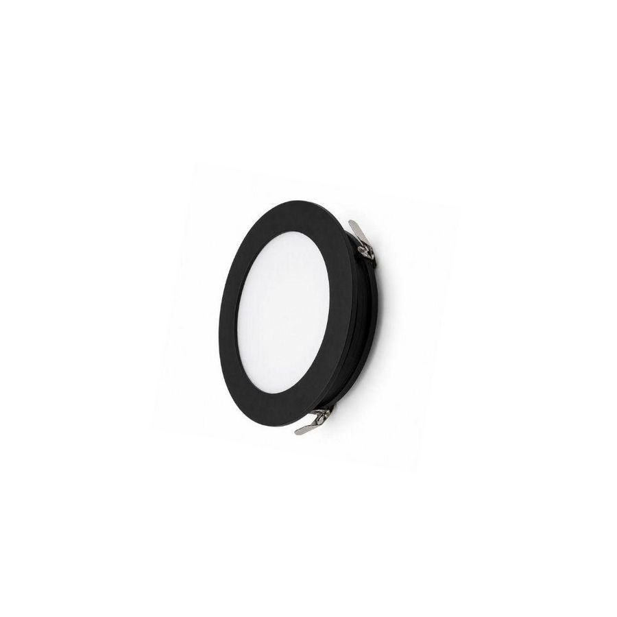 Spot Ø78*16mm 24V 4W zwart 2700K/3000K dimbaar