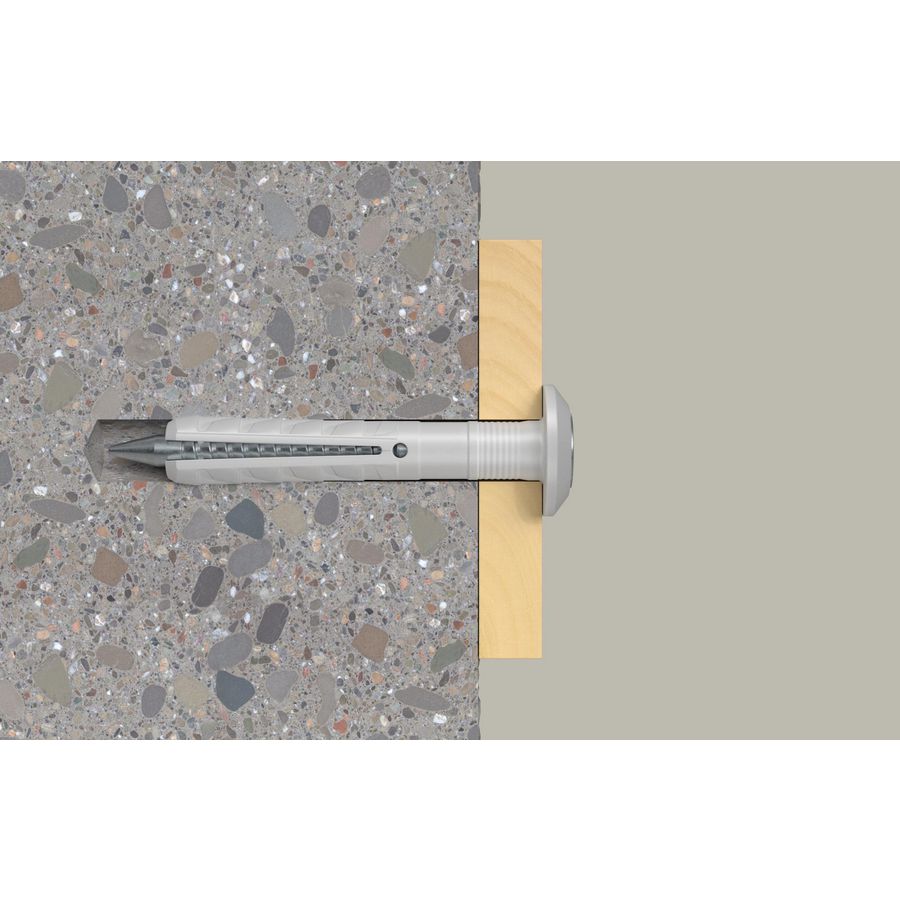 Nagelplug N 6x30/1 P kraag VVE=100