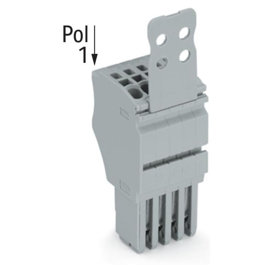 1-draads FE steker 1,5 mm² grijs 2020-102/132-000 VVE=100