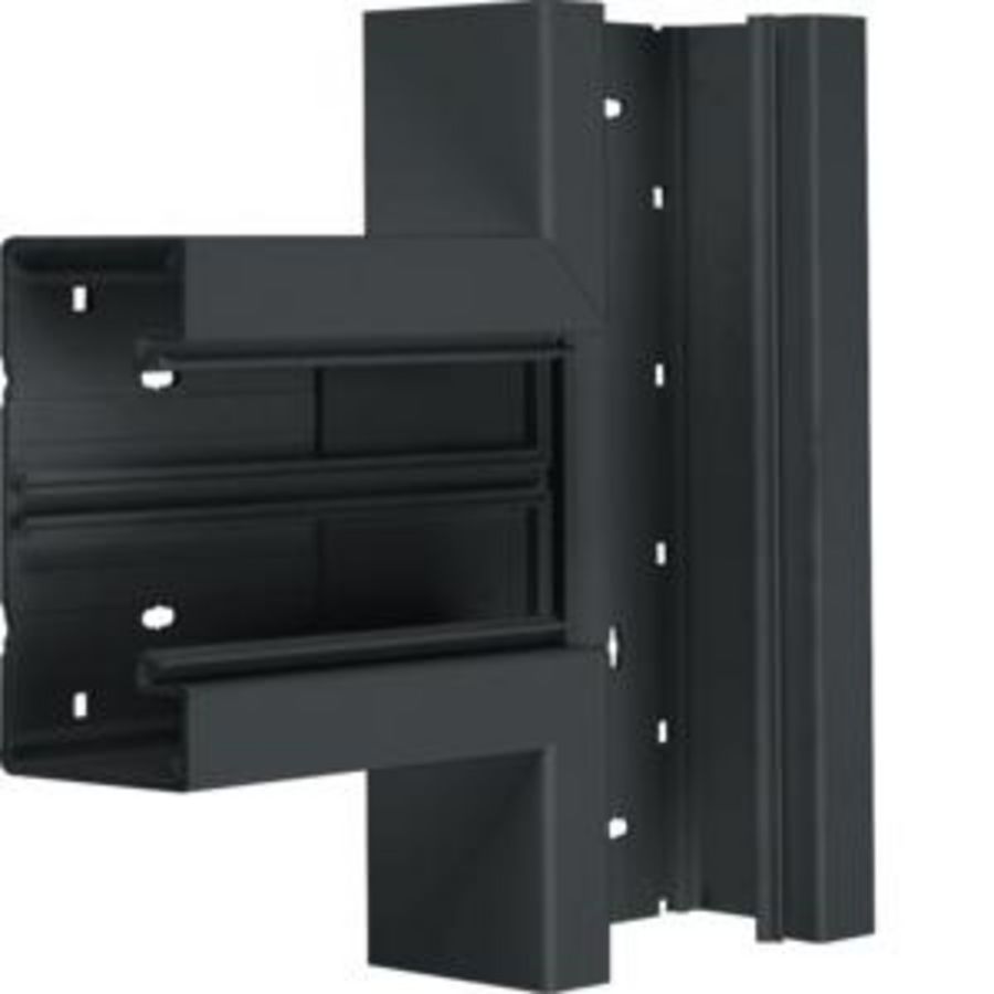Bodemprofiel T-stuk BR65 65x130mm zwart