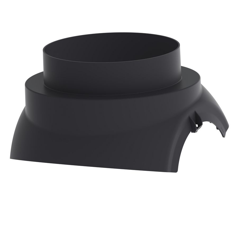 Scharnierkap DX Easy 200mm zwart