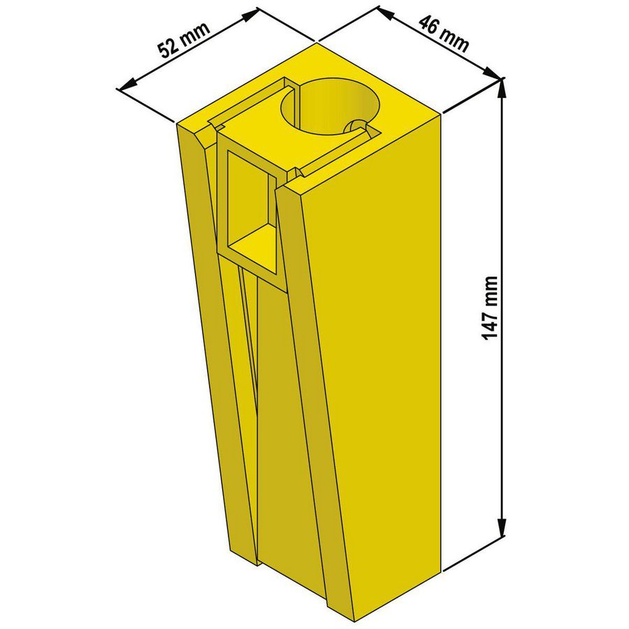 Round cable wedge clamps RKK 01